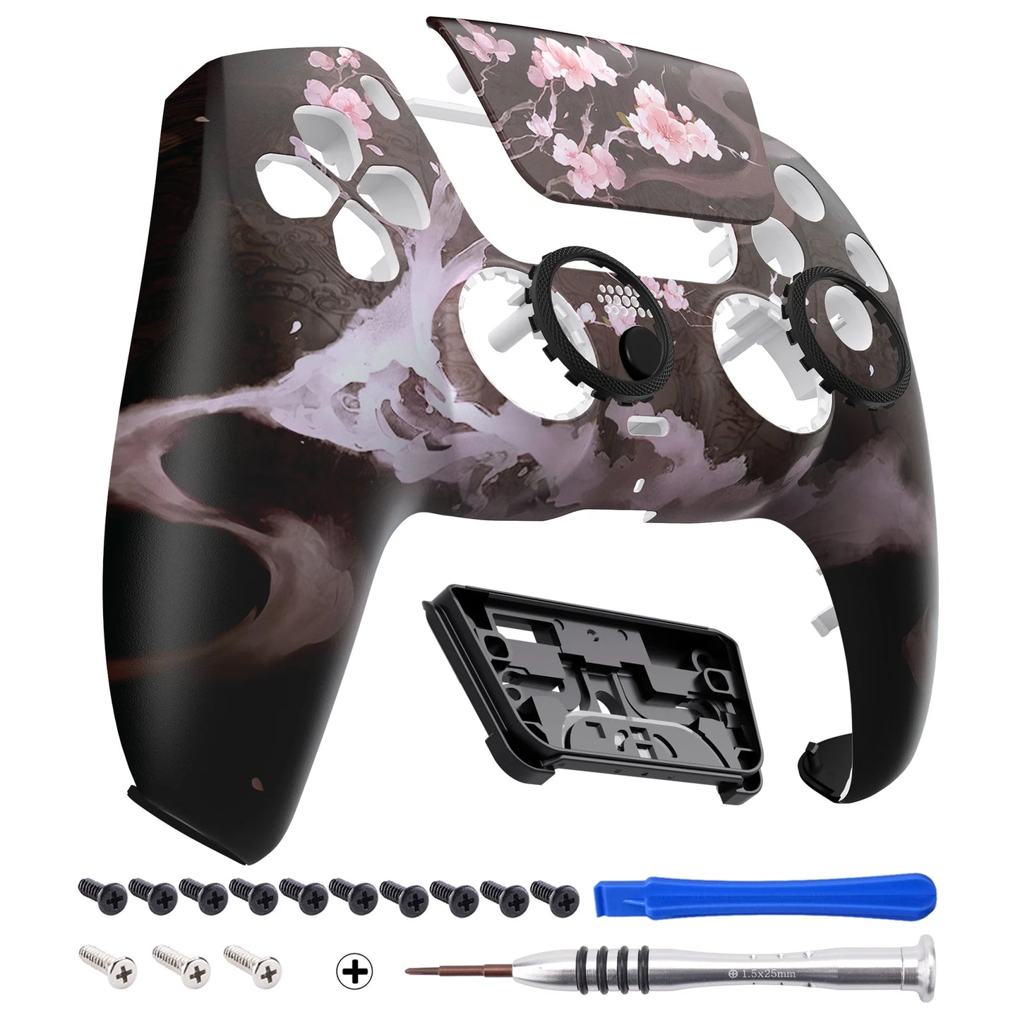eXtremeRate LUNA Redesigned Replacement Front Shell Touchpad For ps5 Controller BDM-010/020/030/040/050