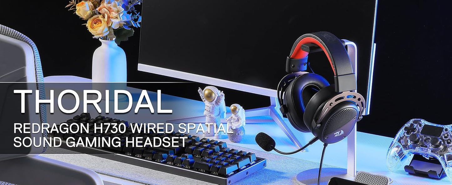 Redragon H730 Wired Noise-Cancelling Microphone Gaming Headset